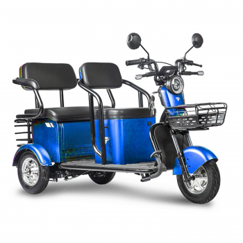 Электротрицикл Rutrike Gelbert Kappa 48V/60V 650Вт Cиний