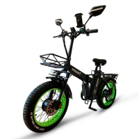 Электровелосипед Minako F10 Dual салатовый гидравлика